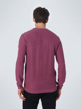 Pullover Crewneck Relief Garment Dyed + Stone Washed | Mauve