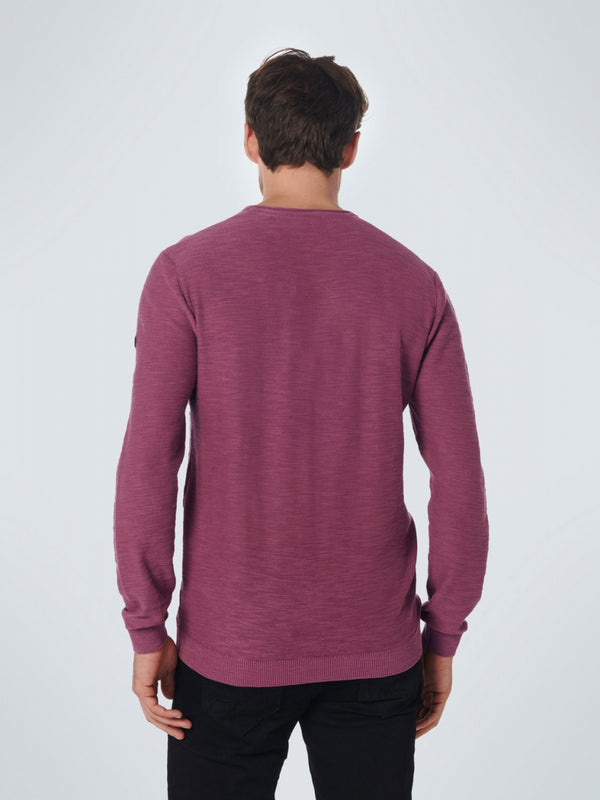 Pullover Crewneck Relief Garment Dyed + Stone Washed | Mauve