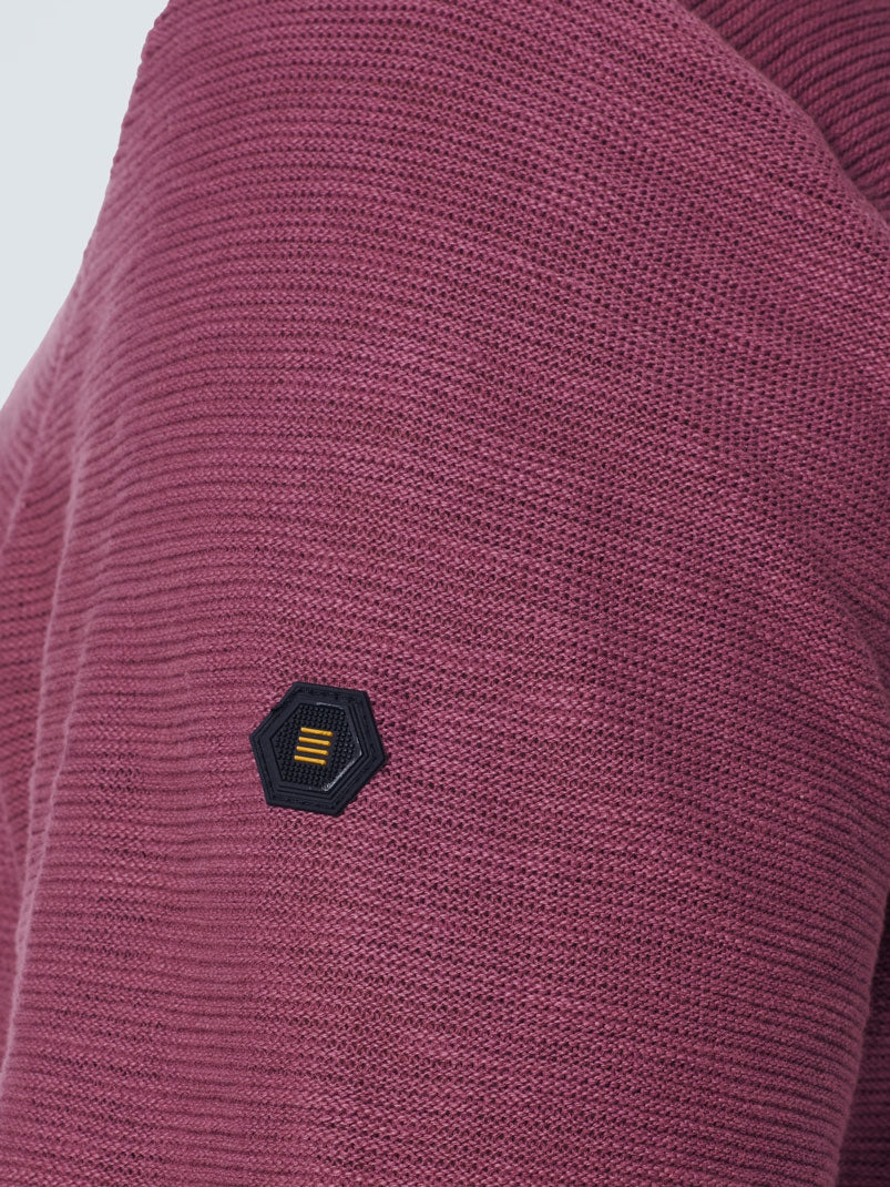 Pullover Crewneck Relief Garment Dyed + Stone Washed | Mauve