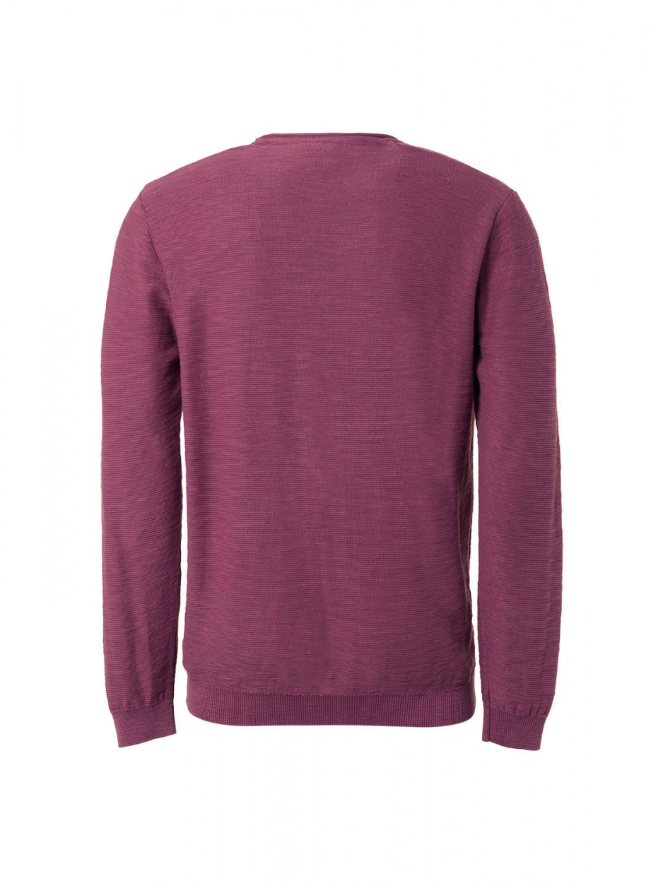 Pullover Crewneck Relief Garment Dyed + Stone Washed | Mauve