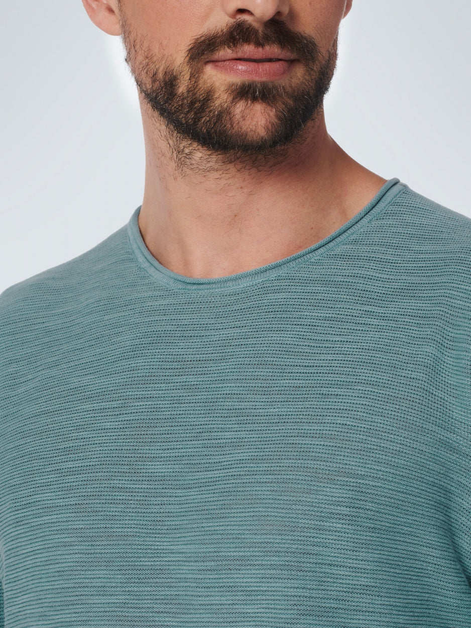 Pullover Crewneck Relief Garment Dyed + Stone Washed | Pacific