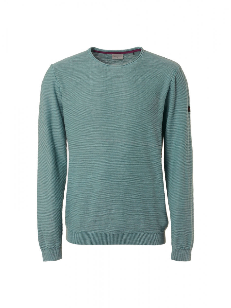 Pullover Crewneck Relief Garment Dyed + Stone Washed | Pacific