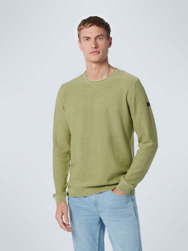 Pullover Crewneck Garment Dyed + Stone Washed | Light Green