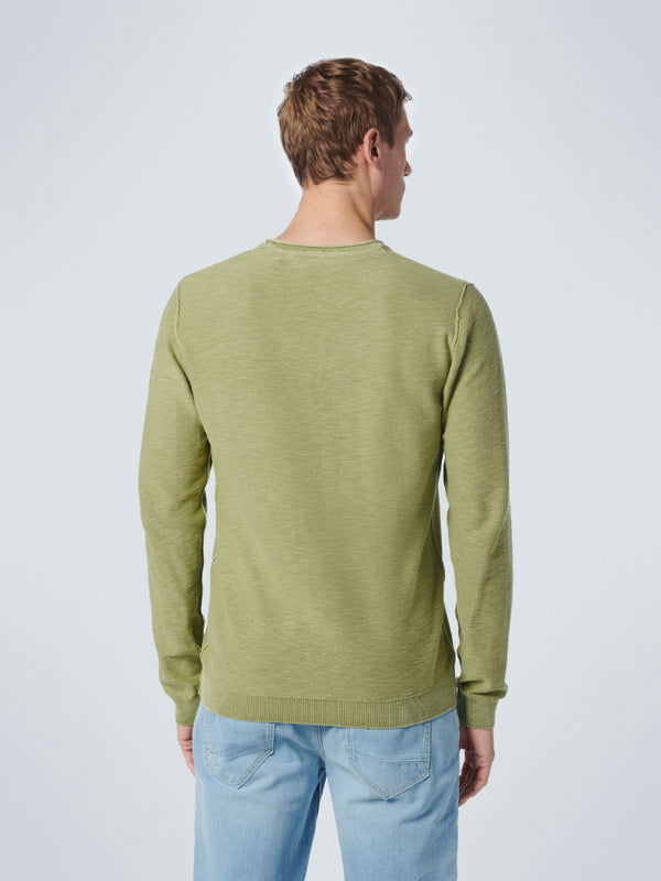 Pullover Crewneck Garment Dyed + Stone Washed | Light Green