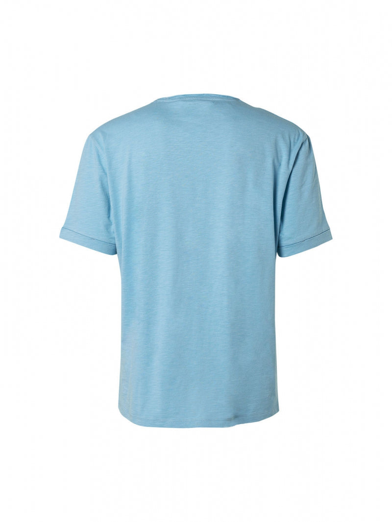 T-Shirt Crewneck Slub | Light Aqua