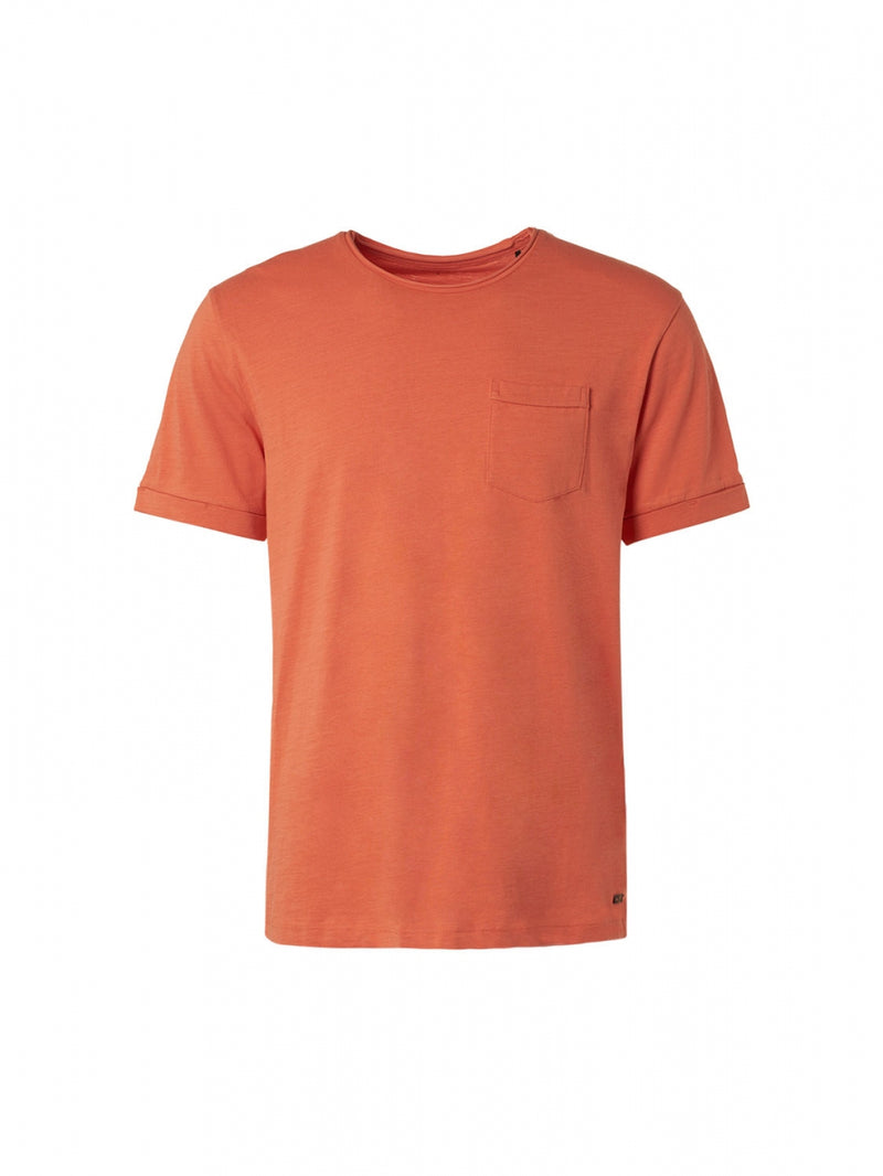 T-Shirt Crewneck Slub | Papaya