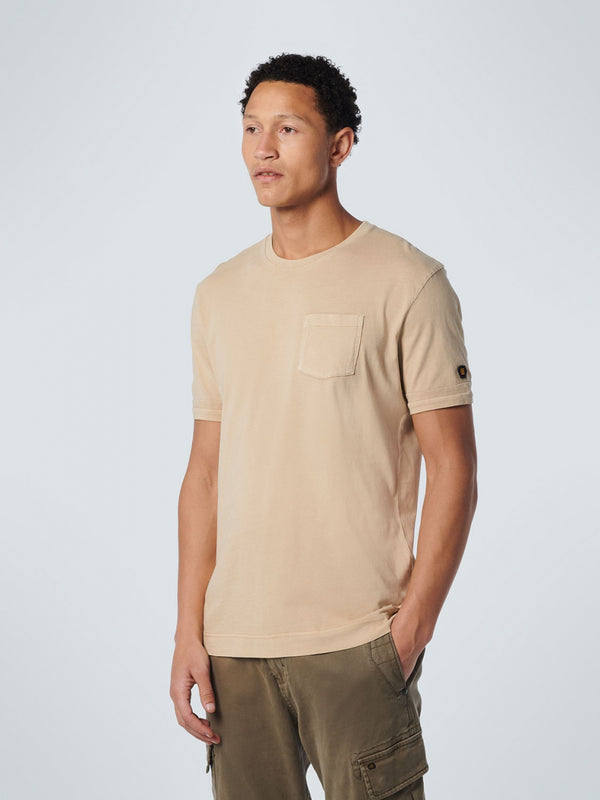 T-Shirt Crewneck Garment Dyed Special Wash | Sand