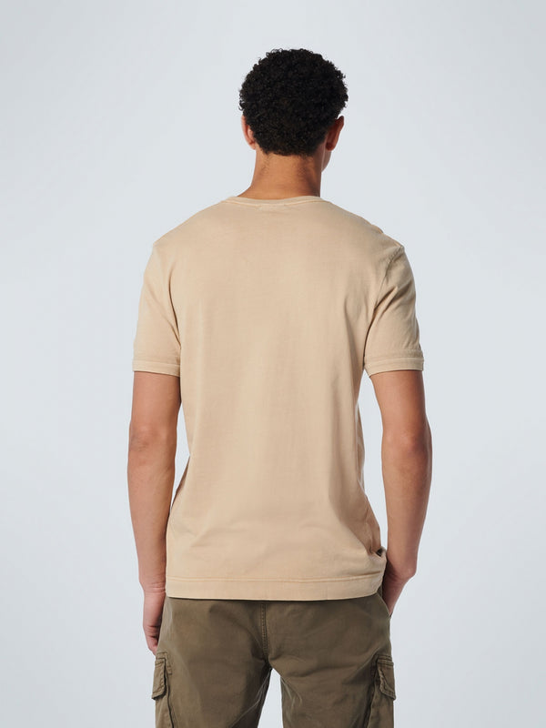 T-Shirt Crewneck Garment Dyed Special Wash | Sand