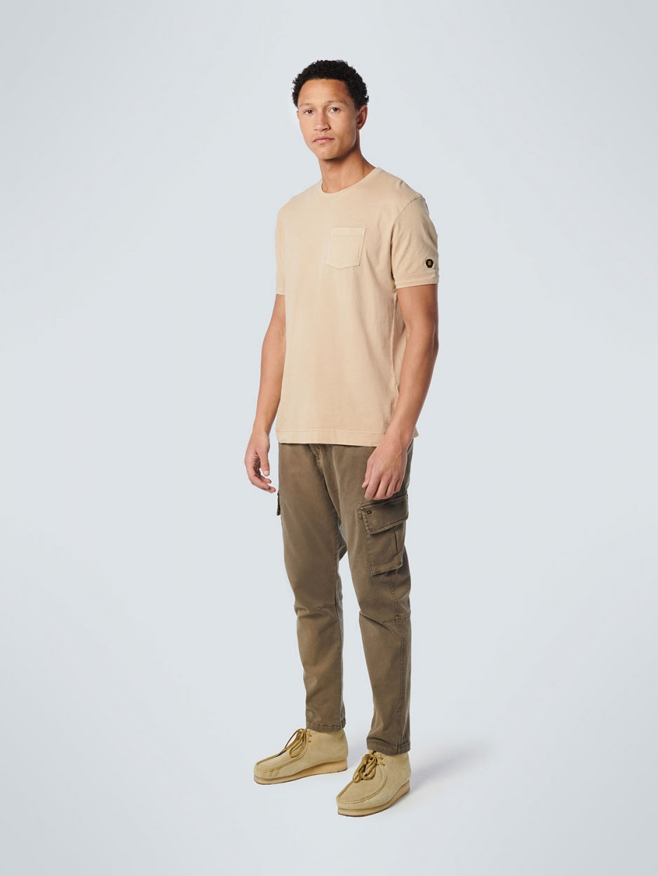 T-Shirt Crewneck Garment Dyed Special Wash | Sand