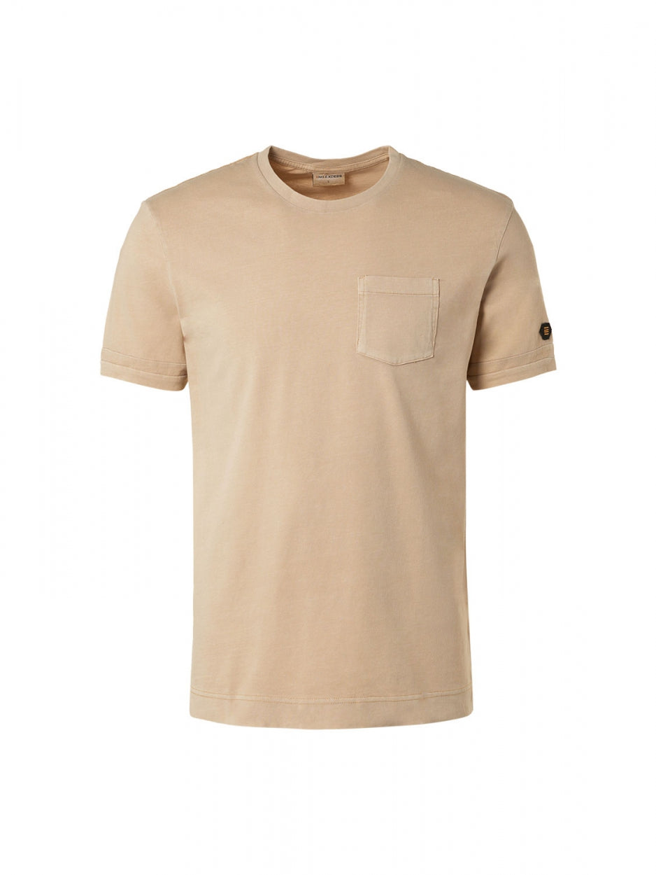 T-Shirt Crewneck Garment Dyed Special Wash | Sand