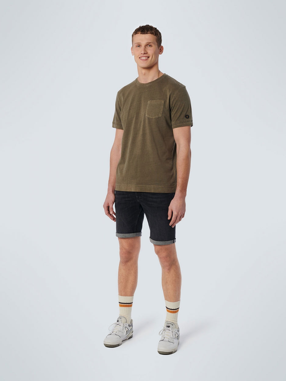 T-Shirt Crewneck Garment Dyed Special Wash | Army