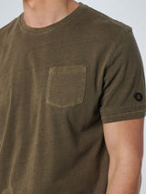 T-Shirt Crewneck Garment Dyed Special Wash | Army