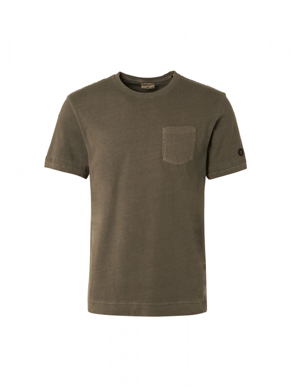 T-Shirt Crewneck Garment Dyed Special Wash | Army