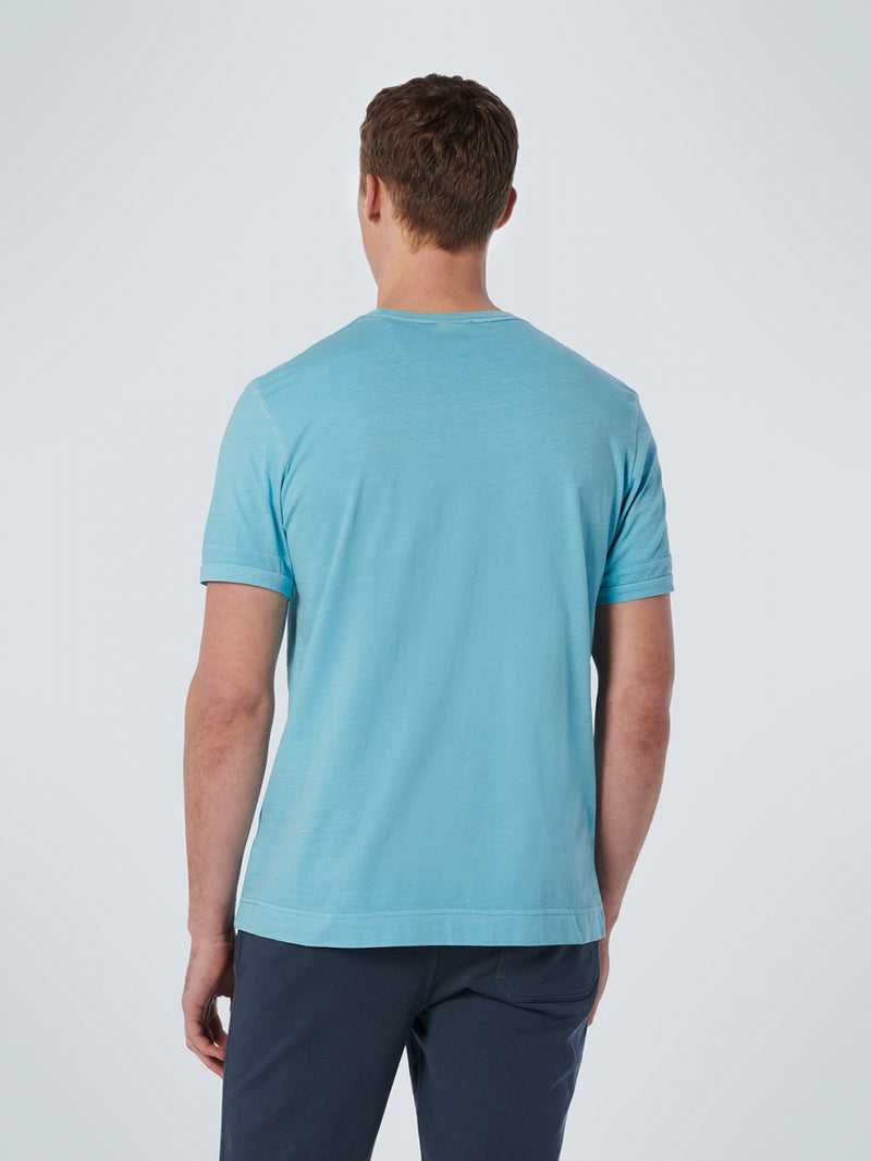 T-Shirt Crewneck Garment Dyed Special Wash | Light Aqua