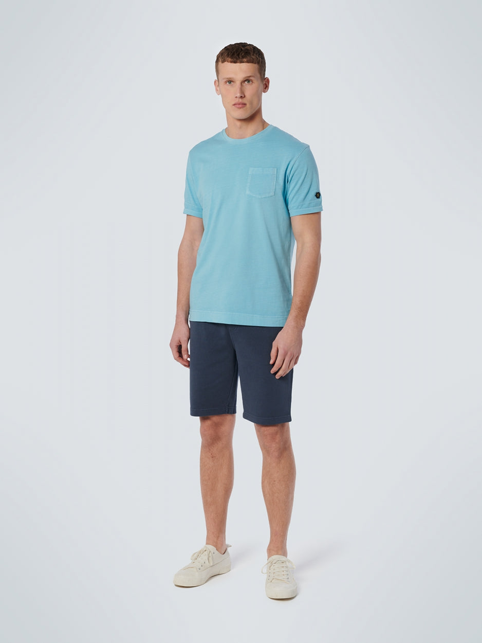 T-Shirt Crewneck Garment Dyed Special Wash | Light Aqua