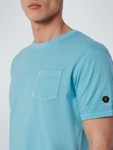 T-Shirt Crewneck Garment Dyed Special Wash | Light Aqua