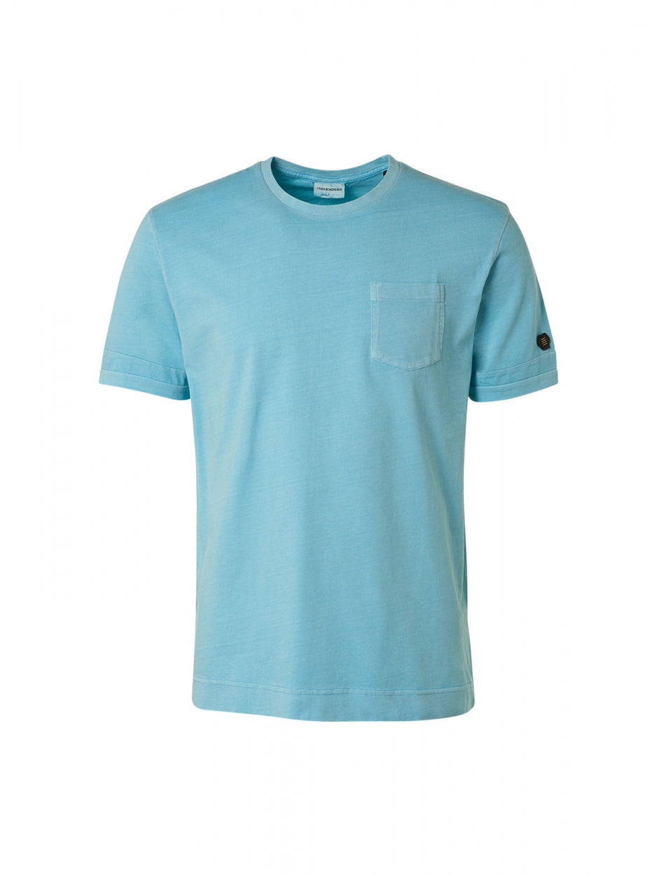 T-Shirt Crewneck Garment Dyed Special Wash | Light Aqua