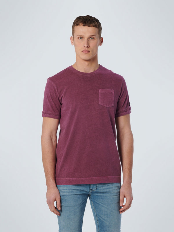 T-Shirt Crewneck Garment Dyed Special Wash | Mauve