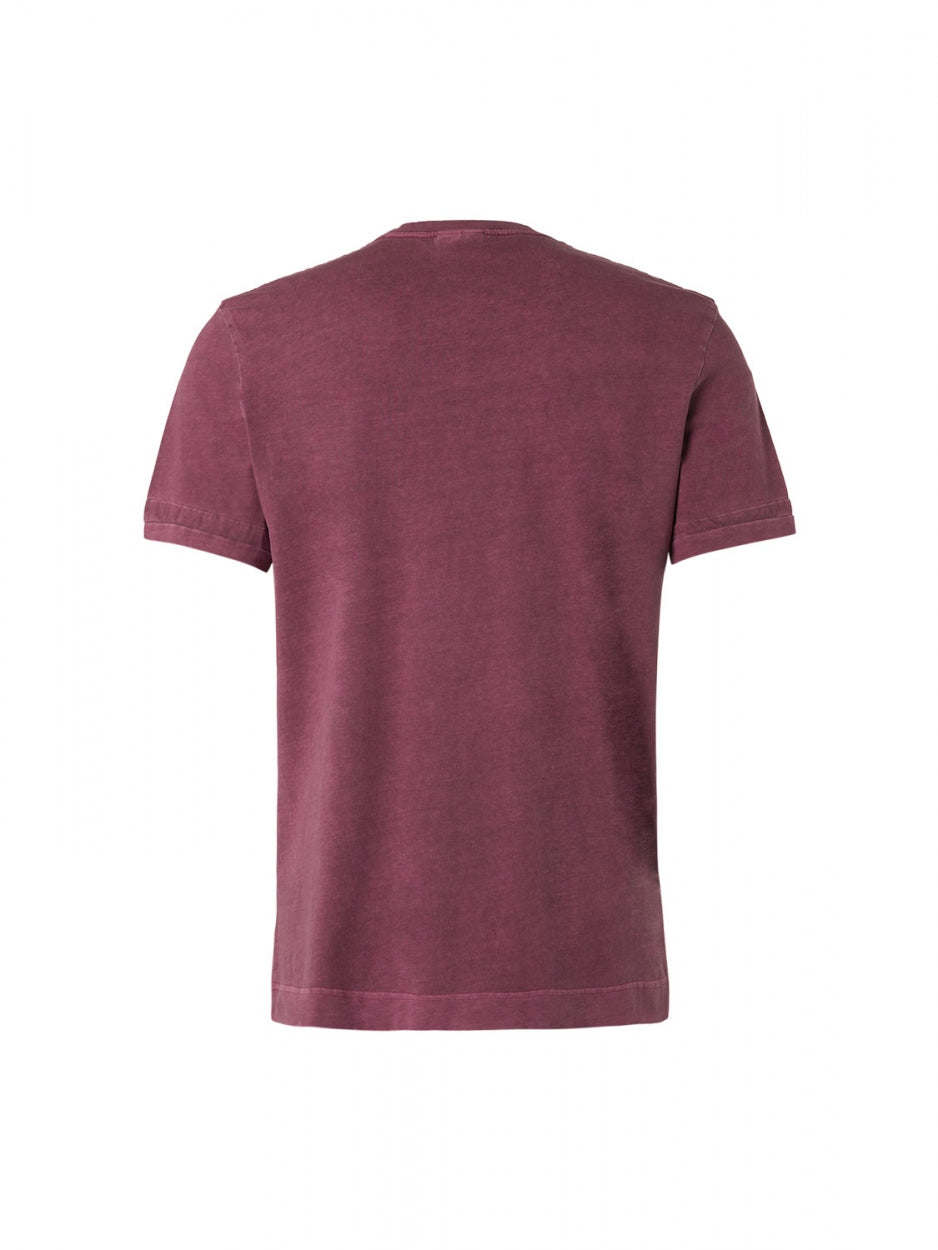 T-Shirt Crewneck Garment Dyed Special Wash | Mauve