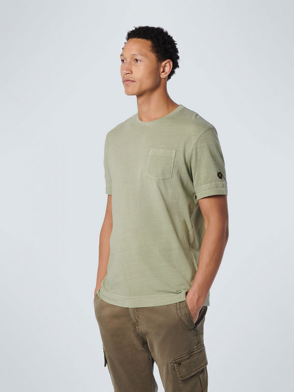T-Shirt Crewneck Garment Dyed Special Wash | Smoke Green
