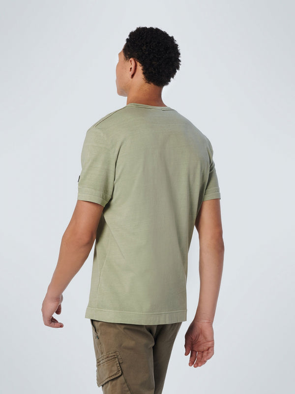 T-Shirt Crewneck Garment Dyed Special Wash | Smoke Green