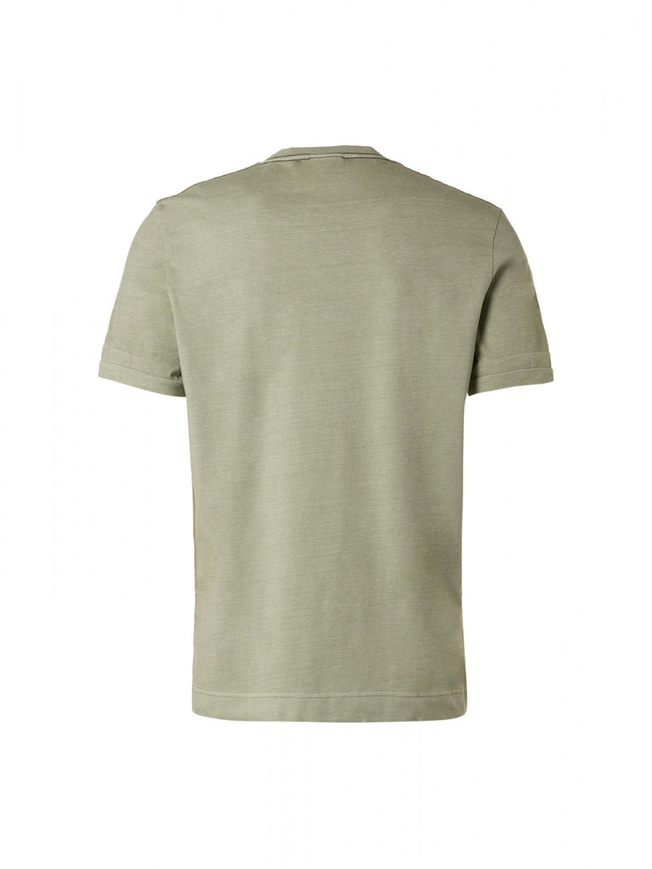 T-Shirt Crewneck Garment Dyed Special Wash | Smoke Green