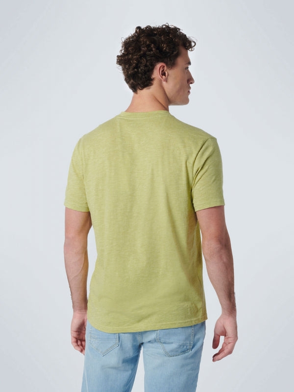 T-Shirt Granddad 2 Colour Melange | Light Green