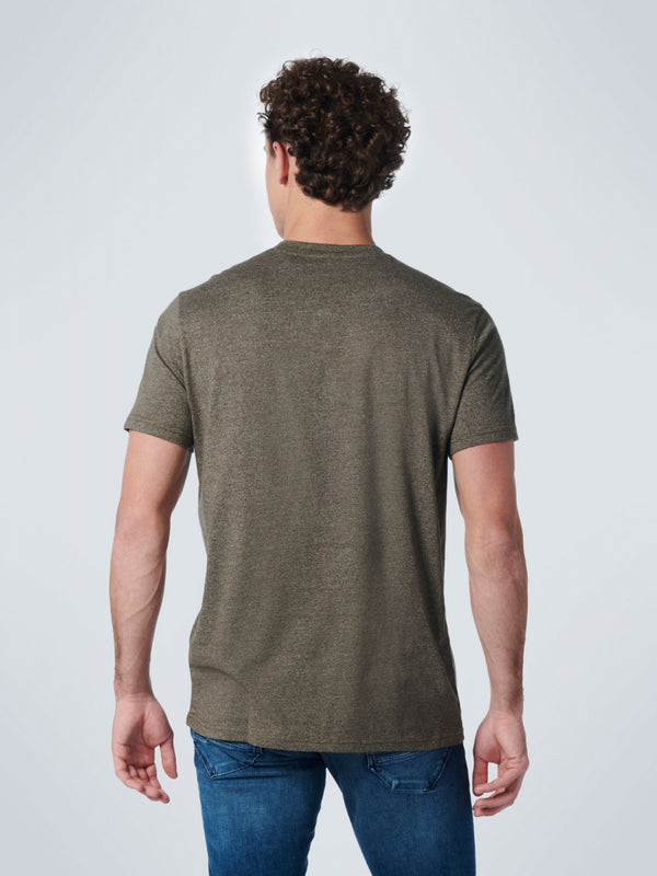 T-Shirt Granddad 2 Colour Melange | Army