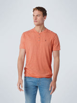 T-Shirt Granddad 2 Colour Melange | Papaya