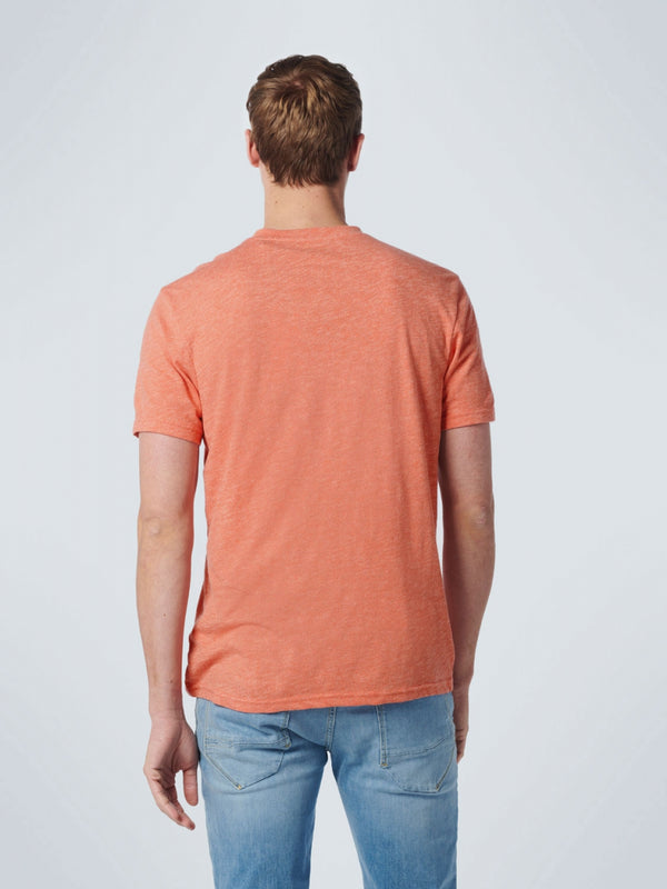 T-Shirt Granddad 2 Colour Melange | Papaya
