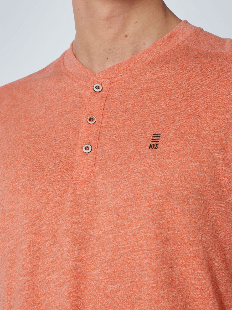 T-Shirt Granddad 2 Colour Melange | Papaya