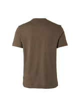 T-Shirt Crewneck With Linen | Army