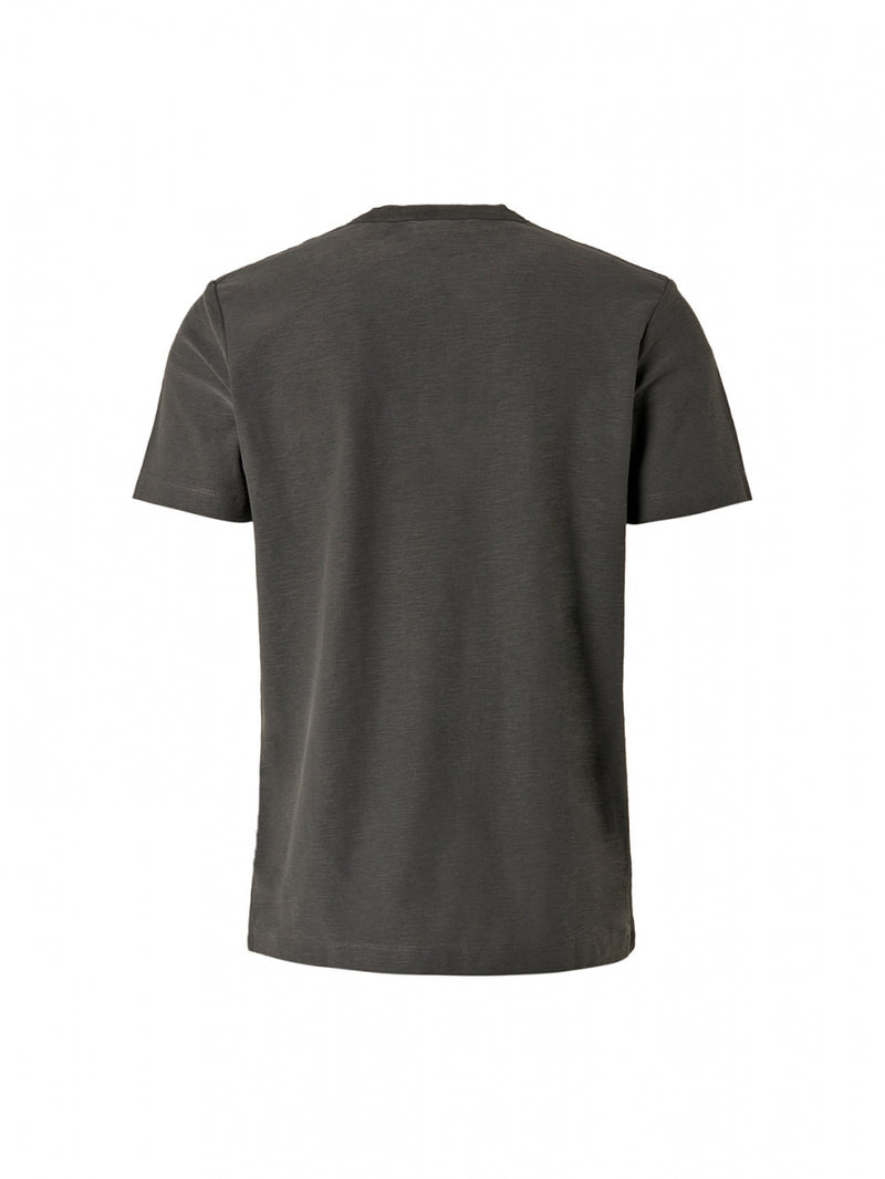 T-Shirt Granddad Garment Dyed | Black