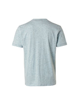 T-Shirt Crewneck Multi Coloured Melange | Light Aqua