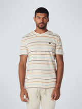 T-Shirt Crewneck Melange Multi Coloured Stripes | Kit