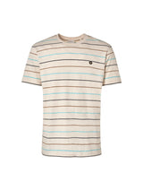 T-Shirt Crewneck Melange Multi Coloured Stripes | Kit