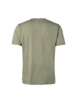 T-Shirt Crewneck Print Garment Dyed | Smoke Green