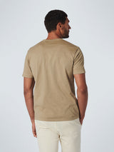 T-Shirt Crewneck Print Garment Dyed | Sand