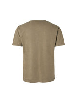 T-Shirt Crewneck Print Garment Dyed | Sand
