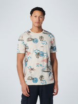 T-Shirt Crewneck Allover Printed Garment Dyed | Kit