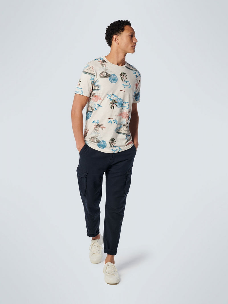 T-Shirt Crewneck Allover Printed Garment Dyed | Kit