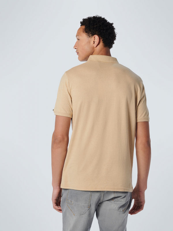 Polo Solid With Linen | Sand