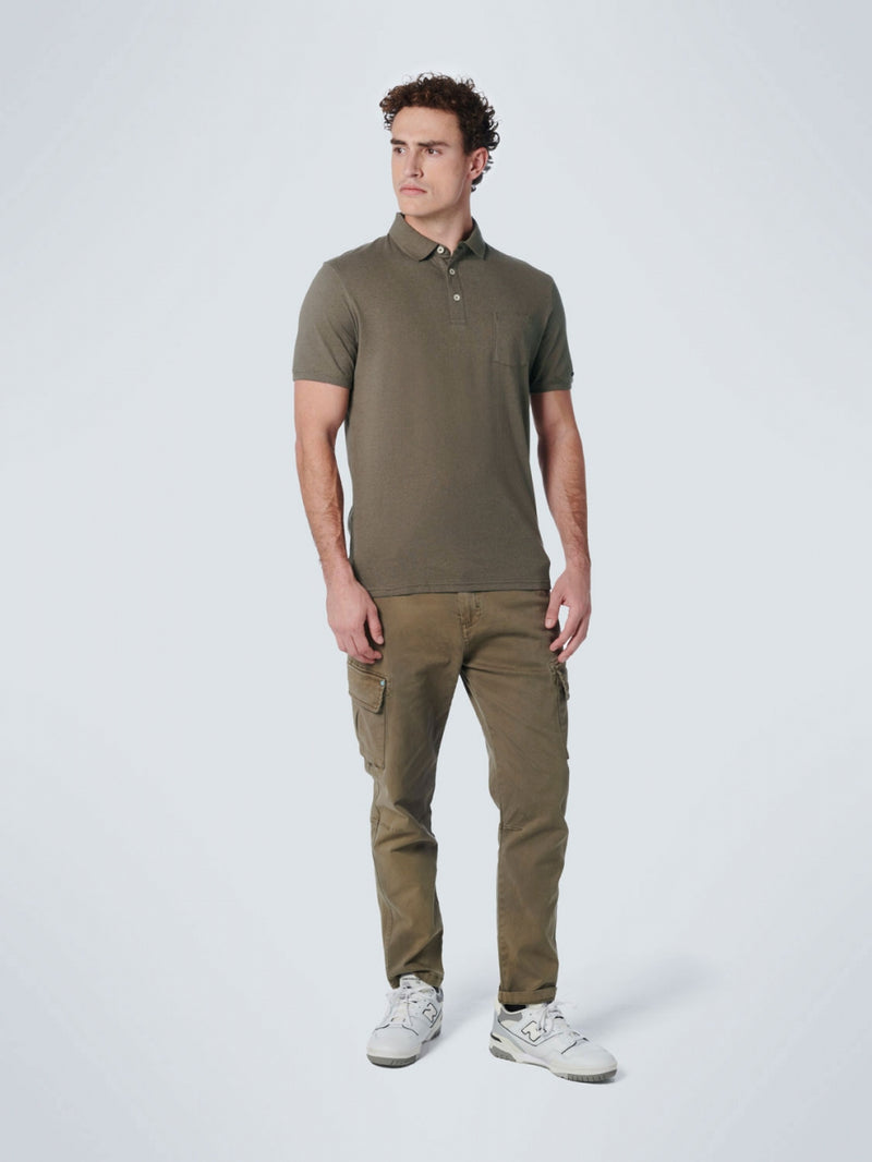 Polo Solid With Linen | Army