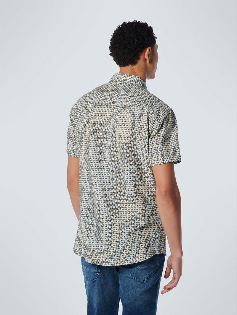 Shirt Short Sleeve Allover Printed | Offwhite