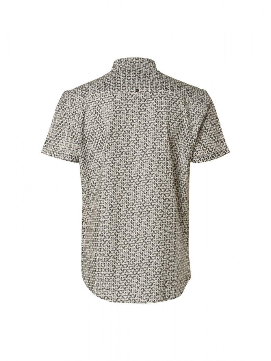 Shirt Short Sleeve Allover Printed | Offwhite