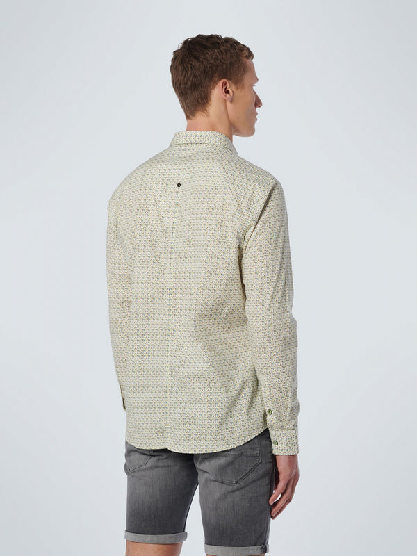 Shirt Allover Printed Stretch | Light Green