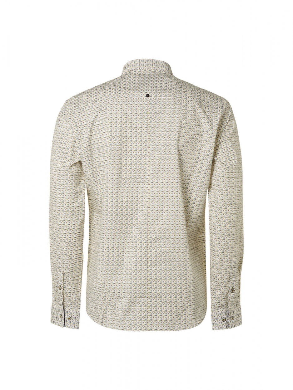 Shirt Allover Printed Stretch | Light Green