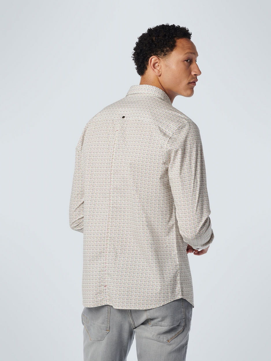 Shirt Allover Printed Stretch | Mauve