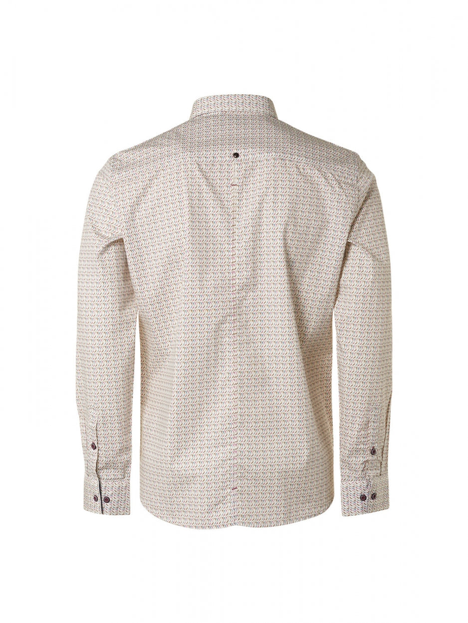 Shirt Allover Printed Stretch | Mauve