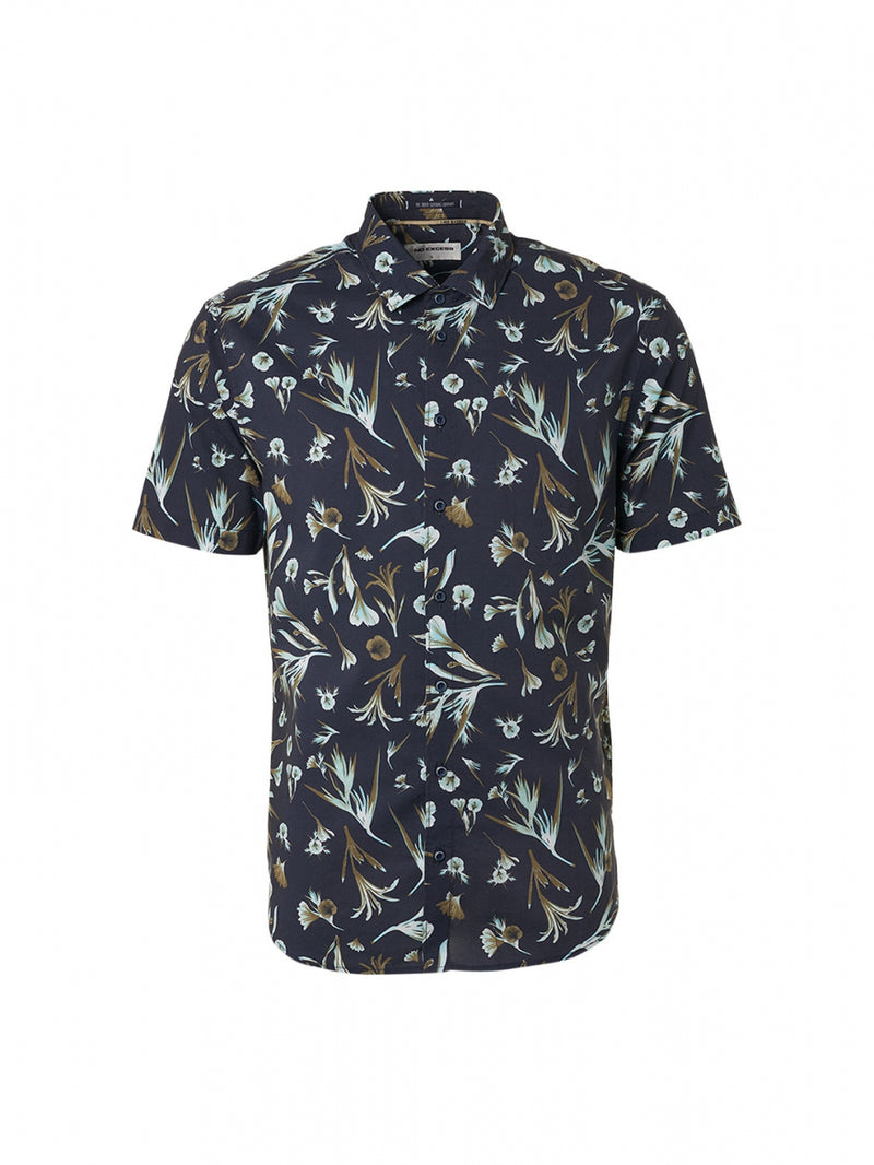 Shirt Short Sleeve Allover Printed | Night